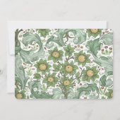 Botanisches Erbe Save the Date Morris Einladung (Rückseite)