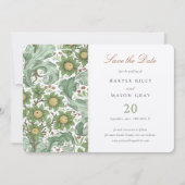 Botanisches Erbe Save the Date Morris Einladung (Vorderseite)