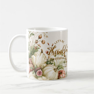 Botanisches Erbstück-Kürbis-Dankfest Kaffeetasse