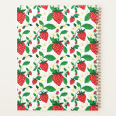 Botanisches Erdbeermuster Planer (Rückseite)
