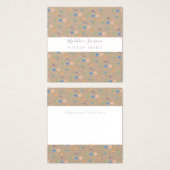 Botanisches Ereignis Kraft Wasserfarbe Wilde Flora (Vorne & Hinten)