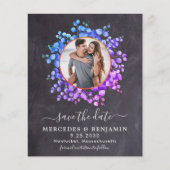 Botanisches Eukalyptus-Save the Date Foto (Vorderseite)