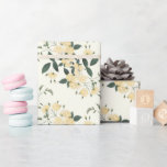 Botanisches Faltpapier für Gelben Rosen Geschenkpapier<br><div class="desc">Gelbrosensprüche,  sorgfältig angeordnet,  um ein hübsches botanisches Musterverpackungspapier oder einen Schubladenliner zu bilden.</div>