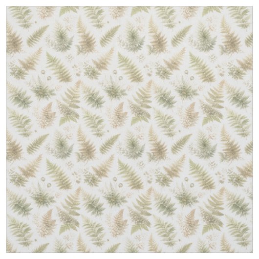 Botanisches Farnmuster Stoff (Muster)
