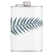 Botanisches Federblatt - Mischung und Farbe Flachmann (Vorderseite)