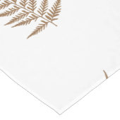 Botanisches Federblatt - Mischung und Farbe Kurzer Tischläufer (Ecke)