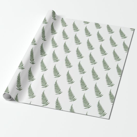 Botanisches Federblatt - Mix und passende Farbe Geschenkpapier (Ungerollt)