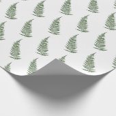 Botanisches Federblatt - Mix und passende Farbe Geschenkpapier (Ecke)