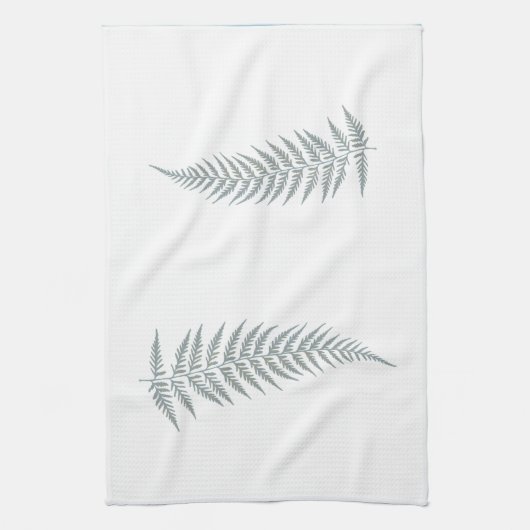 Botanisches Federblatt - Mix und passende Farbe Küchentuch (Vertikal)