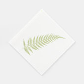 Botanisches Federblatt - Mix und passende Farbe Serviette (Ecke)