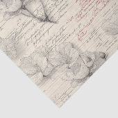 Botanisches Feldbuch Seidenpapier (Ausschnitt)