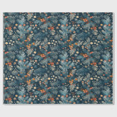 Botanisches festes Papier Geschenkpapier (Flach)