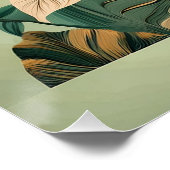 Botanisches Flair Poster (Ecke)