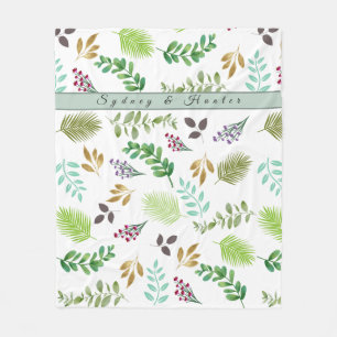 Botanisches Fleece Blanket