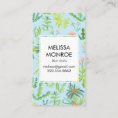 Botanisches Flora-Paradies im Tessin Visitenkarte (Rückseite)