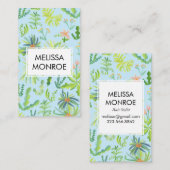 Botanisches Flora-Paradies im Tessin Visitenkarte (Vorne/Hinten)