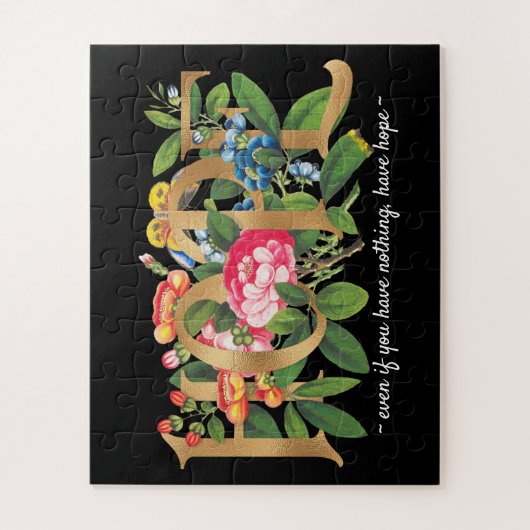 Botanisches Flora und Fauna Puzzle (Vertikal)