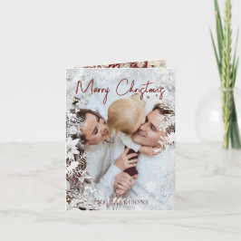 Botanisches Floral 1 Foto Frohe Weihnachten