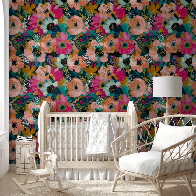 Botanisches Floral  Tapete (Kinder)