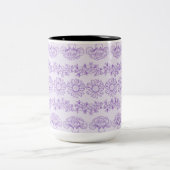 Botanisches Floral Zweifarbige Tasse (Mittel)