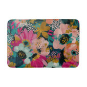 Botanisches Florales  Badematte (Vorderseite)