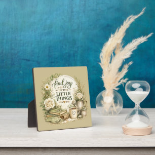Botanisches Florales Cottagecore Inspirierendes De Fotoplatte