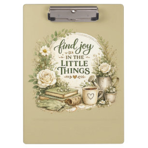 Botanisches Florales Cottagecore Inspirierendes De Klemmbrett
