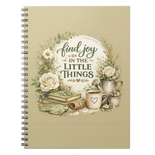 Botanisches Florales Cottagecore Inspirierendes De Notizblock