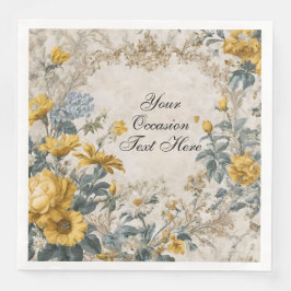 Botanisches Florales Design Serviette