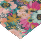 Botanisches Florales Design  Tischdecke (Schrägansicht)