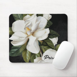 Botanisches florales Magnolia Personalisiert Mousepad
