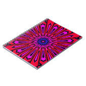 Botanisches florales Mandala  Notizblock (Linke Seite)