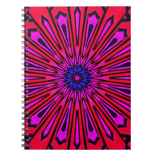 Botanisches florales Mandala  Notizblock (Vorderseite)