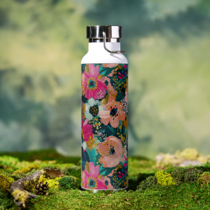 Botanisches Florales  Trinkflasche
