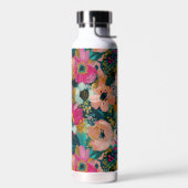 Botanisches Florales  Trinkflasche (Links)