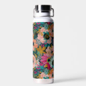 Botanisches Florales  Trinkflasche (Rückseite)