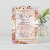 BOTANISCHES FLORALFEUCHTEN | Brautparty Einladung (Stehend Vorderseite)