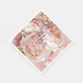 BOTANISCHES FLORALFEUCHTEN | Frau Bachelorette Serviette (Ecke)