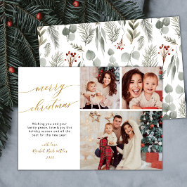 Botanisches Foliage Elegante 3 Foto Weihnachten