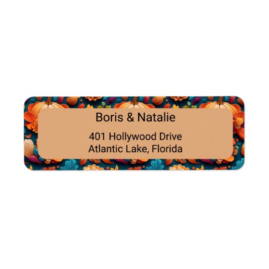 Botanisches Folienetikett (Vorne)