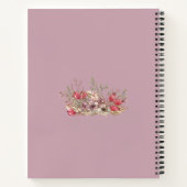 Botanisches Forest Office SpiralNotebook Notizblock (Rückseite)