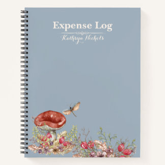 Botanisches Forest Office SpiralNotebook Notizblock