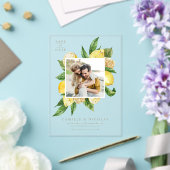 Botanisches Foto Acryleinladungen (In Situ (Hochzeit))