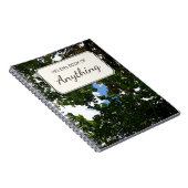 Botanisches Foto-bewegender personalisierter Notizblock (Rechte Seite)