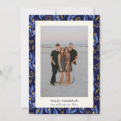 Botanisches Foto des modernen Boho Feiertagskarte (Vorderseite)