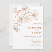 Botanisches Foto Einladung (Vorderseite)