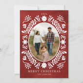 Botanisches Foto Feiertagskarte (Vorderseite)