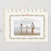 botanisches Foto Feiertagskarte (Vorne/Hinten)