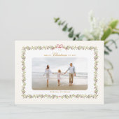 botanisches Foto Feiertagskarte (Stehend Vorderseite)