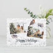 Botanisches Foto Feiertagskarte (Stehend Vorderseite)